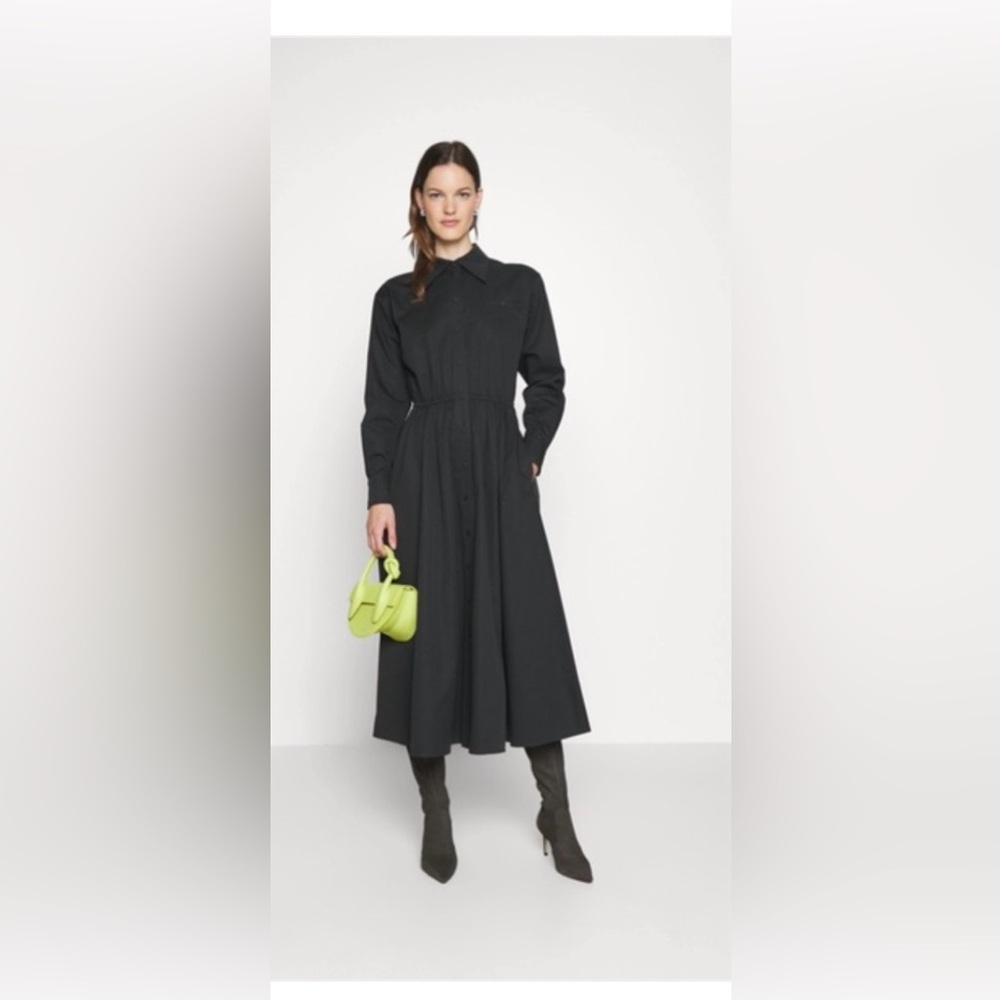 Tory Burch Eleanor Cotton Poplin Shirtdress Size 10